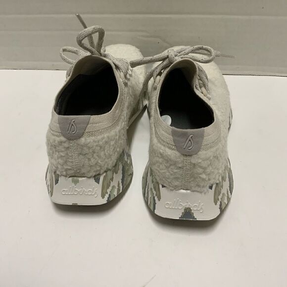 Allbirds Womens  6 Natural White Cloud Pixel Wool Dasher Fluff Sneaker Shoes - Picture 5 of 8